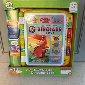 New Leapfrog Touch & Learn Dinosaur Book
